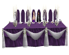 Purple Bride Groom Table