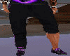 Unkut Pants Black Purple