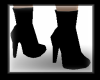 Black Spike Heel Boots