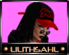 LS~SWAG BLK/RED HAT