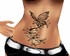 Butterfly belly Tattoo