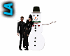 Snowman w/Couple Poses