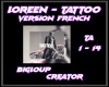 Loreen Tattoo VersFrench