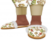 Gingerbread slippers (M)