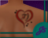 J5|TJ & Hearts Back Tat