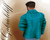 Blue Crochet Coat