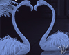 Frosted Lovers Swans