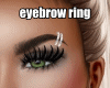 sw double eyebrow ring L