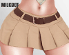 Beige Skirt + Belt