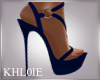 K blue heels