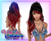 v irma red black