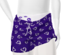 VDAY PURP/WH HRT BOXERS