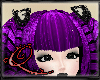 !Q Lolita Skull Purple
