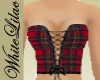 WL~Red Plaid Top