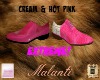 DN|Cream & Pink Gators