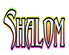Shalom Rainbow Sticker