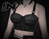 {!N} Leather Bustier