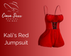Kali's Red Jumpsuit
