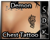 #SDK# Demon Chest Tattoo
