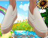 (A) Cute Cream Loafer