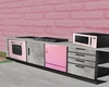 pink mini kitchen