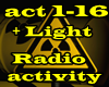 Radioactivity + Light