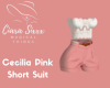 Cecilia Pink Short Suit