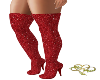 Red Sparkle Rhode Boots