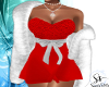 {SS} White Fur Wrap