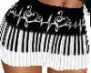 Piano Keys Skirt