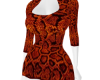BOA Orange Dress+Tights