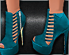 (MD)*Blue heel shoes*