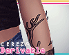 Arm Tattoo+Chains/Left