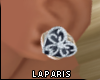 (LA)Black Heart Earrings