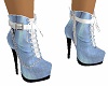 sexy jean ankle boots