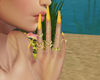 Malibu Yellow Nails