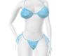 blue flower bikini