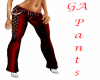 Red laced pants PF