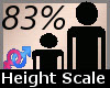 Height Scale 83% F