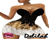 sexi~Delilah Sequin Gold
