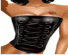 corset cuir noir sexy