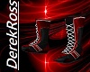 Deep Red/Blk Boxing Boot