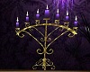Purple Gold Candles