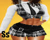 YULY BK PLAID SET SS L