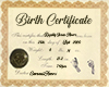 Royalty Birth Certificat