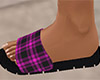 Pink Sandals Plaid (F)