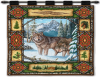 Wolf Wall Tapestry Stckr