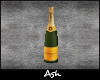 Ash. Champagne Botle