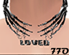 Skeleton Hands Choker