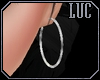 [luc] Small Hoops Silver